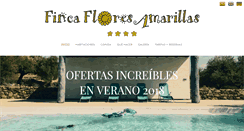 Desktop Screenshot of fincafloresamarillas.com
